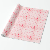 Suikerpruim Droom Roze Kerstmis Cadeaupapier (Uitgerold)