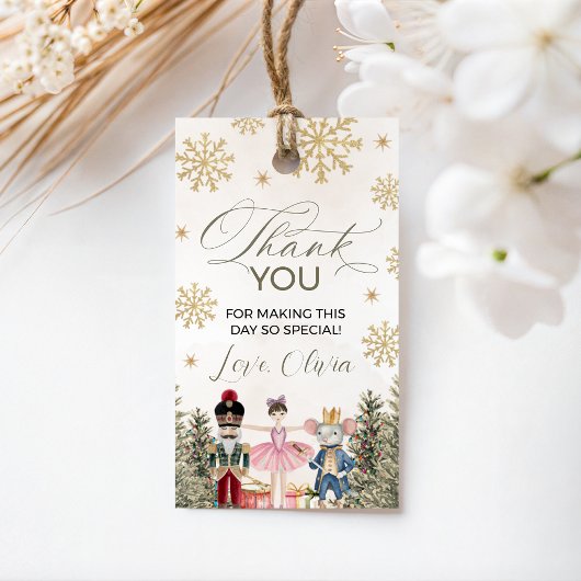 Suikerpruim Notenkraker Cadeautag Cadeaulabel