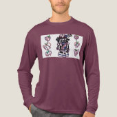 Suikerpruim-notenkraker Tri-Blend Shirt (Voorkant volledig)