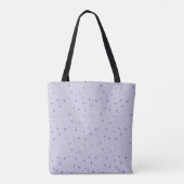 Suikerpruim op Paars Tote Bag (Achterkant)