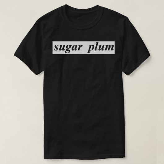 suikerpruim t-shirt (Design voorkant)