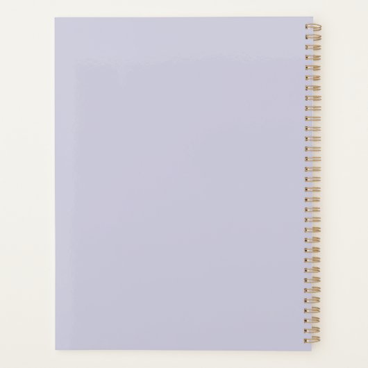 Suikerpruim Wit Planner (Achterkant)