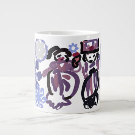 Suikerpruimendans grote koffiekop