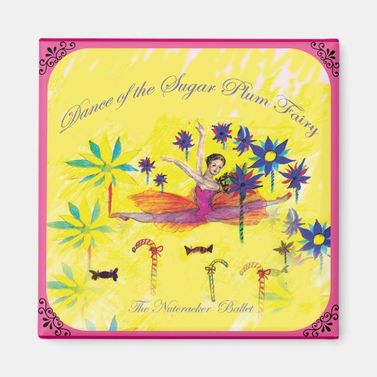 suikerpruimenfee magneet (Voorkant)