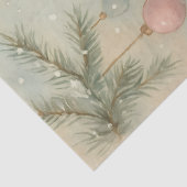 Suikerpruimfee Pastel Kerst Baldecoupe Tissuepapier (Detail)