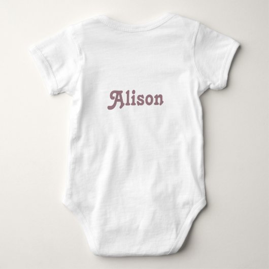 Suikerpruimfee-tekstkunst  romper (Achterkant)