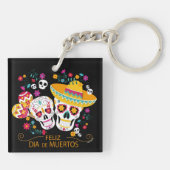 Suikerriemen en -bloemen sleutelhanger (Achterkant)