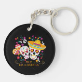 Suikerriemen en -bloemen sleutelhanger (Achterkant)