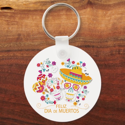 Suikerriemen en -bloemen sleutelhanger (Voorkant)