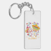 Suikerriemen en -bloemen sleutelhanger (Voorkant Links)