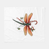 suikerrietlibel fleece deken (Voorkant (Horizontaal))