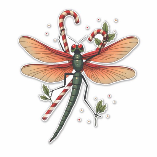 suikerrietlibel sticker (Voorkant)