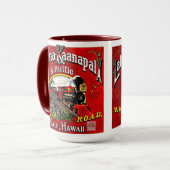 Suikerriettrein met baldwin-locomotieven mok (Voorkant links)