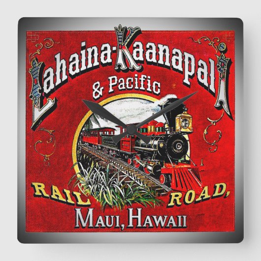 Suikerriettrein met baldwin-locomotieven vierkante klok (Voorkant)