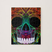 Suikerrob Schull Dia de Los Muertos Snoep Skull Legpuzzel (Verticaal)