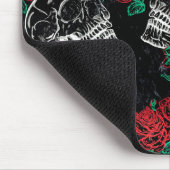 Suikerroze rozen | Glam van de Girly Gothic Muismat (Hoek)