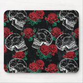 Suikerroze rozen | Glam van de Girly Gothic Muismat (Voorkant)