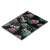 Suikerroze rozen | Glam van de Girly Gothic Notitieboek (Linkerzijde)