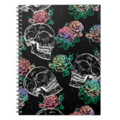 Suikerroze rozen | Glam van de Girly Gothic Notitieboek (Voorkant)