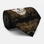 suikerschedel #2 Stropdas (Opgerold)