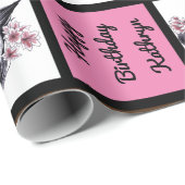 Suikerschedel - Aangepaste verjaardag Cadeaupapier (Rol Hoek)