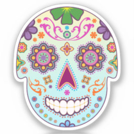 Suikerschedel Aangepaste vinylSticker Sticker