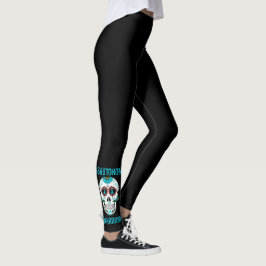 Suikerschedel/aanvoerder... Dysautonomie Leggings