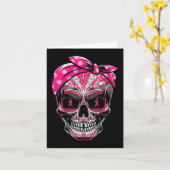 Suikerschedel Borstkanker Rijk lintje Kaart (Gele Bloem)