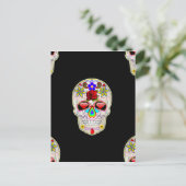suikerschedel briefkaart (Staand voorkant)