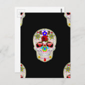 suikerschedel briefkaart (Voorkant / Achterkant)