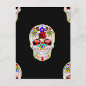 suikerschedel briefkaart (Voorkant)