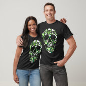 Suikerschedel C Skeleton Shamrock Irish St. Pat T-shirt (Unisex)