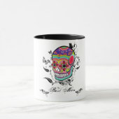 Suikerschedel Calaveras Dia de Los Muertes Art Mok (Midden)