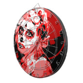 suikerschedel dartbord (Voorkant Rechts)