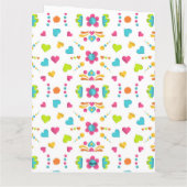 Suikerschedel Dia de la Muerte Halloween Birthday  Bedankkaart (Achterkant)