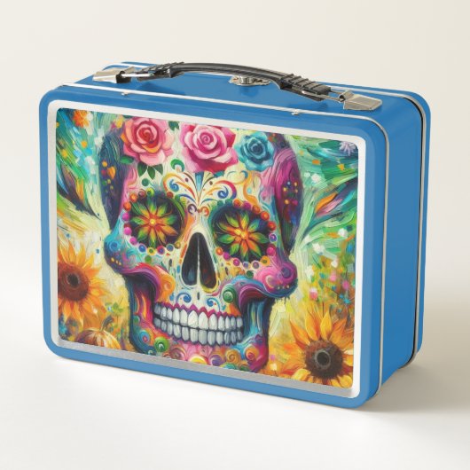 Suikerschedel Dia De Los Muertos Dag van de dood (Achterkant)