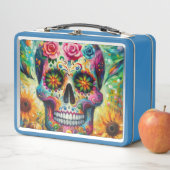 Suikerschedel Dia De Los Muertos Dag van de dood (In situ)