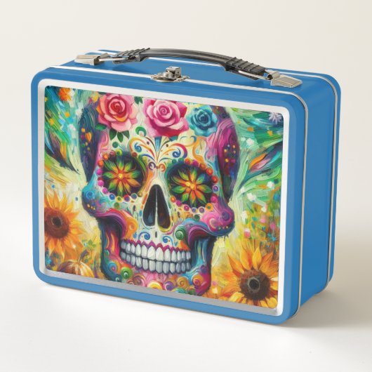 Suikerschedel Dia De Los Muertos Dag van de dood (Voorkant)