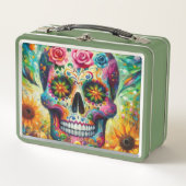 Suikerschedel Dia De Los Muertos Dag van de dood (Voorkant)