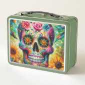 Suikerschedel Dia De Los Muertos Dag van de dood (Achterkant)