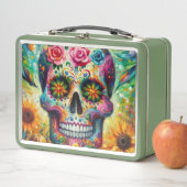 Suikerschedel Dia De Los Muertos Dag van de dood (In situ)