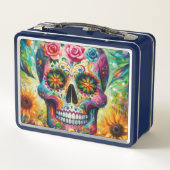 Suikerschedel Dia De Los Muertos Dag van de dood (Achterkant)