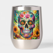 Suikerschedel Dia De Los Muertos Dag van de dood (Achterkant)