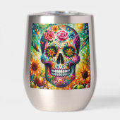 Suikerschedel Dia De Los Muertos Dag van de dood (Voorkant)