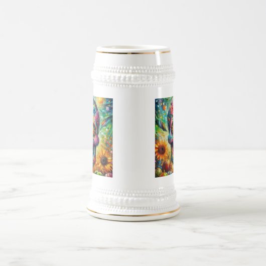 Suikerschedel Dia De Los Muertos Dag van de dood Bierpul (Center)