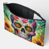 Suikerschedel Dia De Los Muertos Dag van de dood Etui (Open)