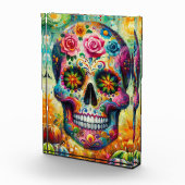 Suikerschedel Dia De Los Muertos Dag van de dood Fotoblokken (Rechts)