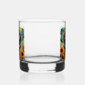 Suikerschedel Dia De Los Muertos Dag van de dood Whisky Glas (Rechts)