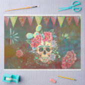 Suikerschedel Dia De Los Muertos Decoupage Papier (Craft)