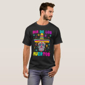 Suikerschedel Dia de Los Muertos Mexicaanse dag va T-shirt (Voorkant volledig)